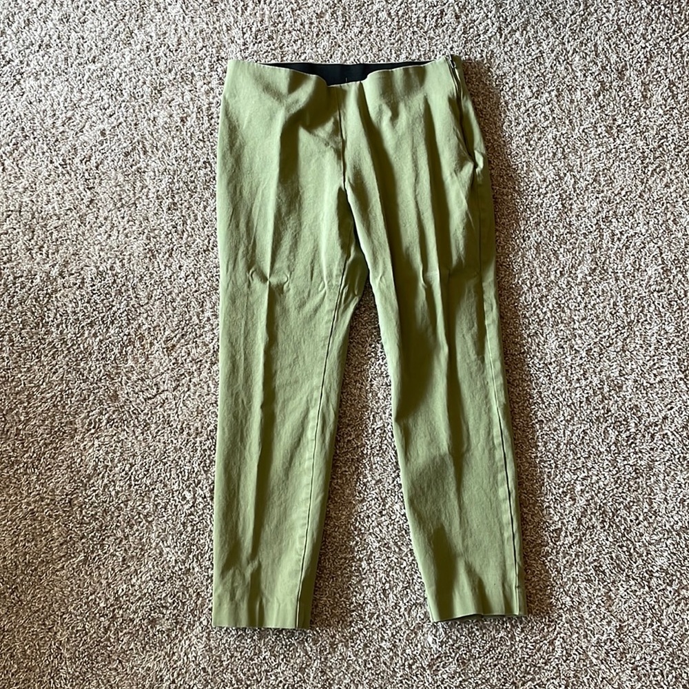 Green Slacks with Elastic Waistband
